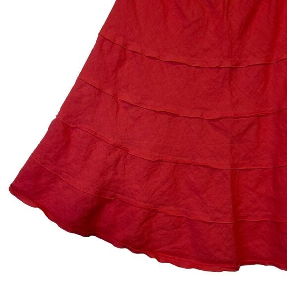 Soft Surroundings 100% Linen Summer Fun Skirt p/s size - Picture 5 of 15